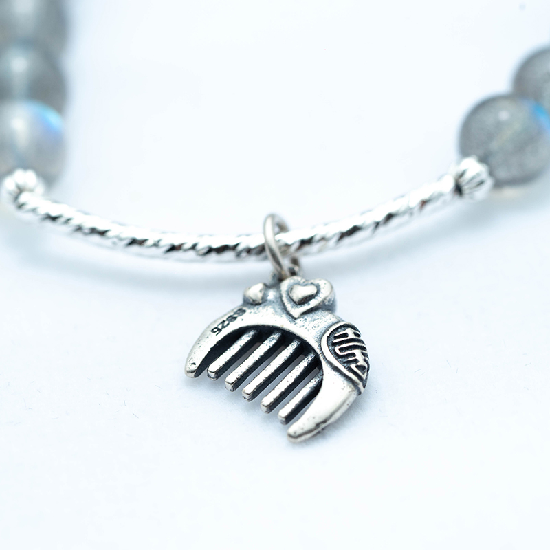 22虎年開運水晶手珠 月光寶梳 拉長石 Aile Crystal 艾樂晶品